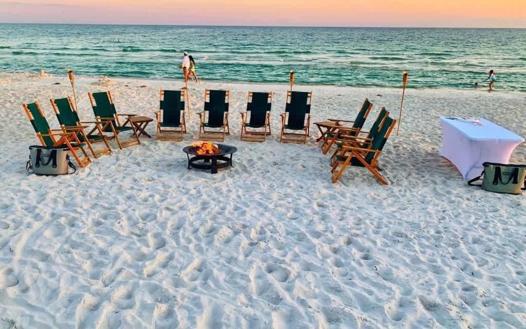 Villa The Birdhouse In Luxury Watercolor Brand New 6 Seat Golf Cart Santa Rosa Beach Exterior foto