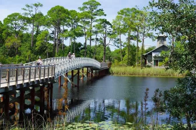 Villa The Birdhouse In Luxury Watercolor Brand New 6 Seat Golf Cart Santa Rosa Beach Exterior foto