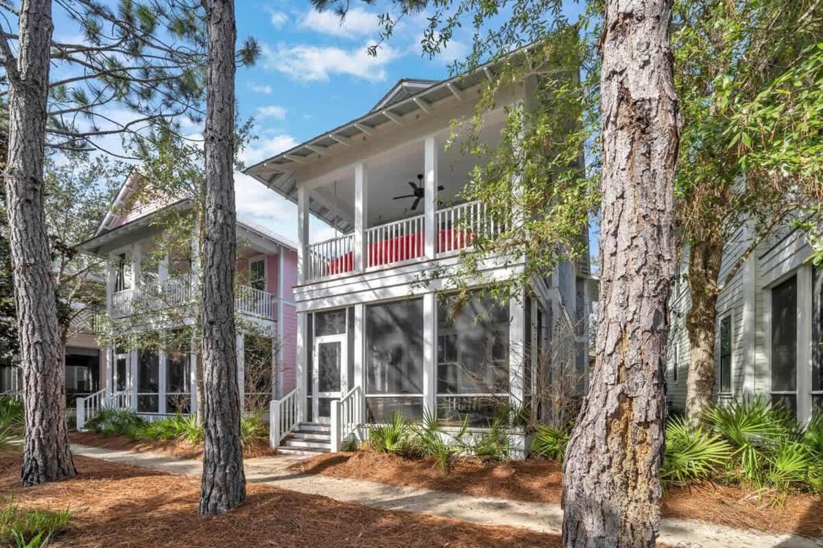 Villa The Birdhouse In Luxury Watercolor Brand New 6 Seat Golf Cart Santa Rosa Beach Exterior foto