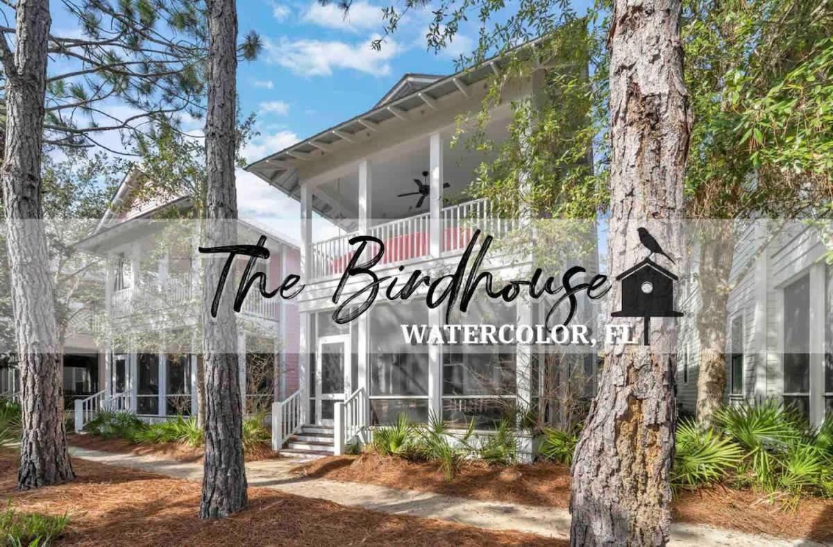 Villa The Birdhouse In Luxury Watercolor Brand New 6 Seat Golf Cart Santa Rosa Beach Exterior foto