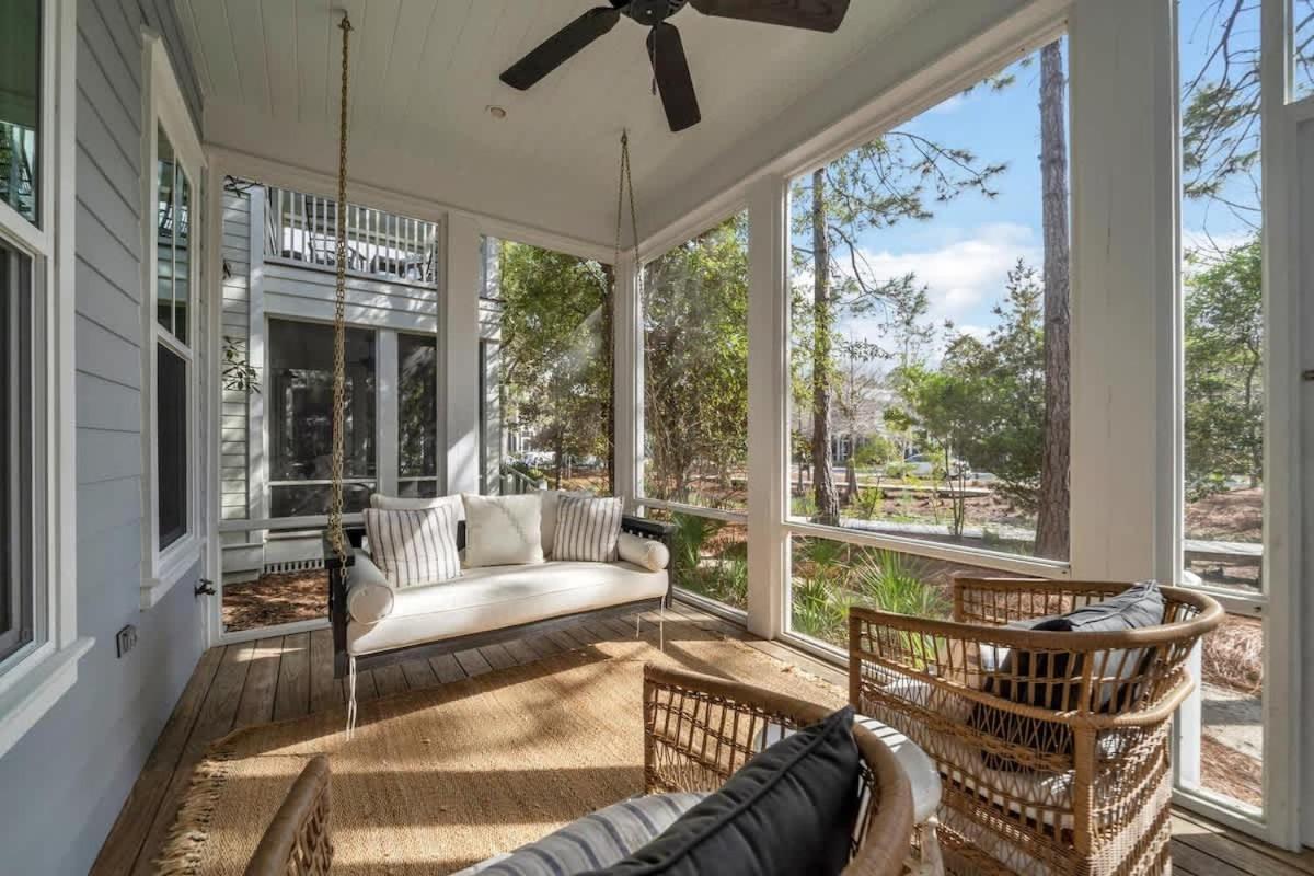 Villa The Birdhouse In Luxury Watercolor Brand New 6 Seat Golf Cart Santa Rosa Beach Exterior foto