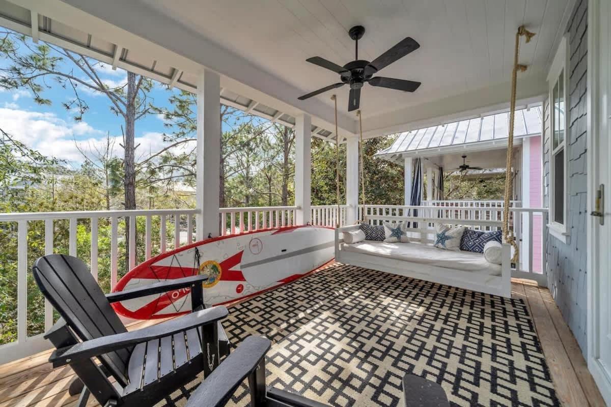 Villa The Birdhouse In Luxury Watercolor Brand New 6 Seat Golf Cart Santa Rosa Beach Exterior foto