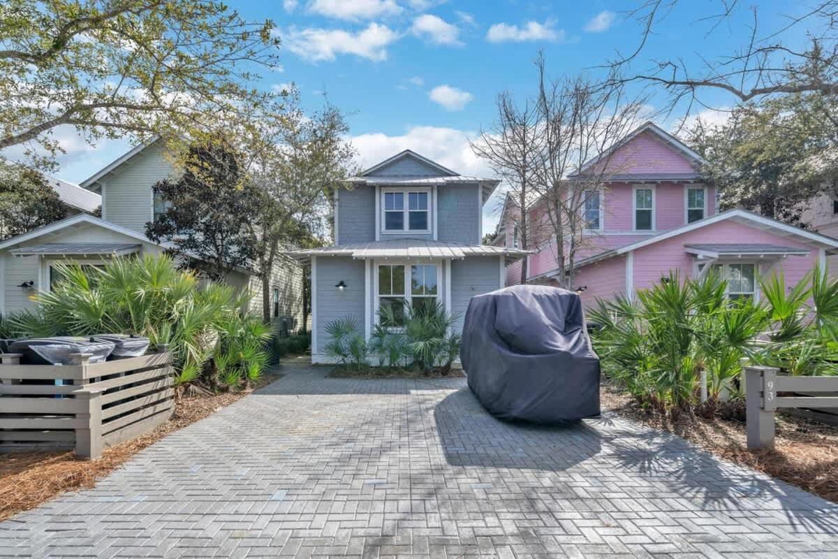 Villa The Birdhouse In Luxury Watercolor Brand New 6 Seat Golf Cart Santa Rosa Beach Exterior foto